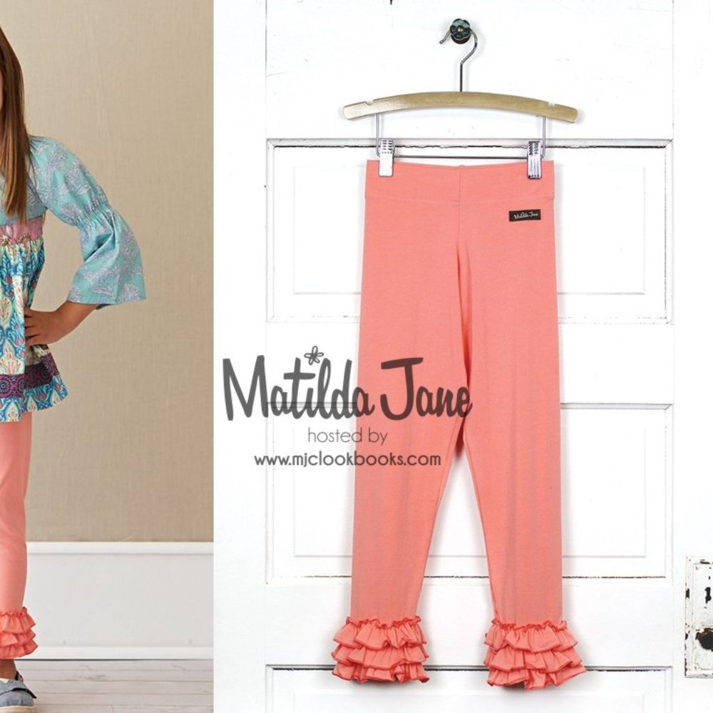 NEW Matilda Jane Sherbet Ruffle Leggings size 4/6/8/10/12/14